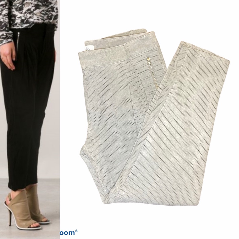 Parker gray suede pants